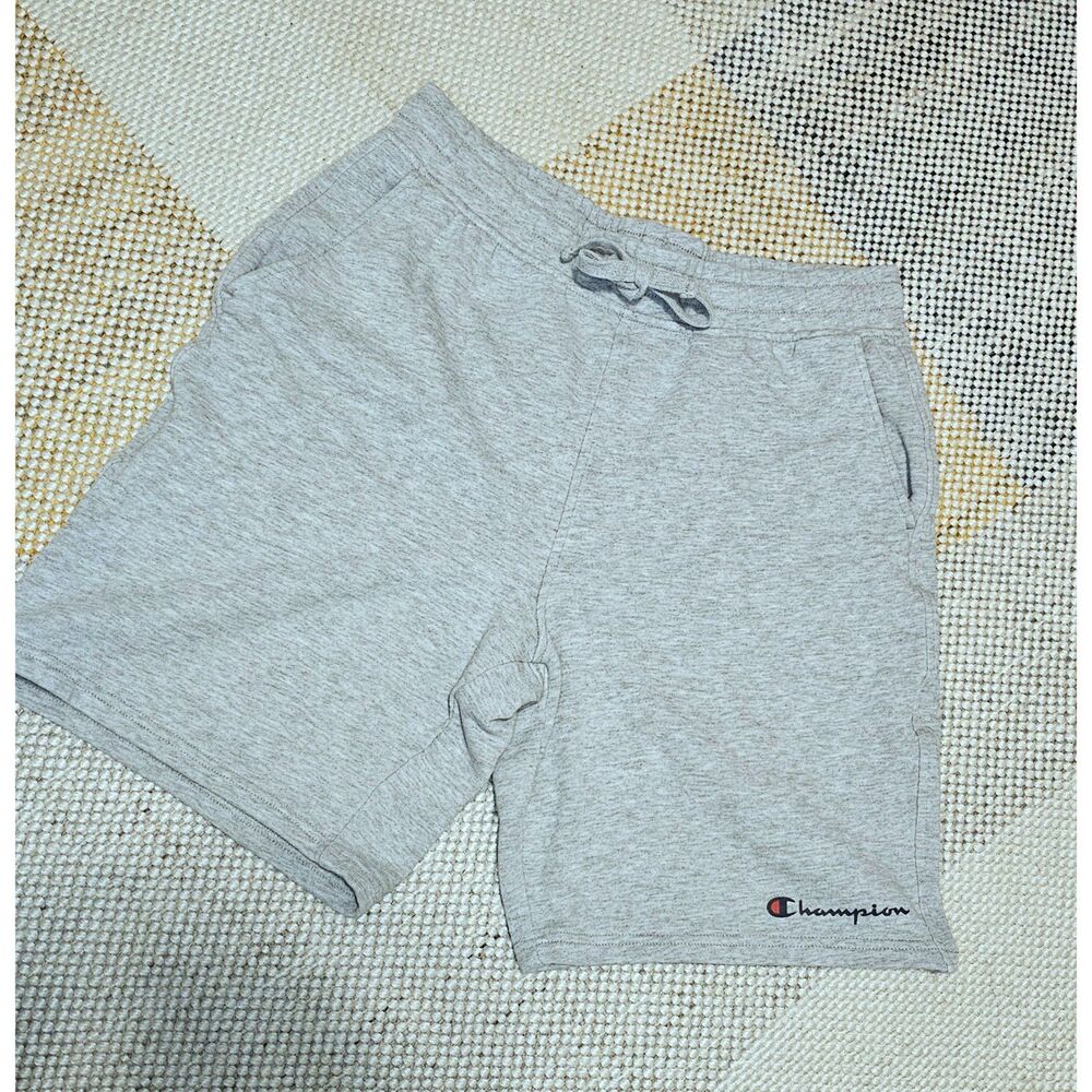 Classic Gray Champion Cotton Shorts, Size M